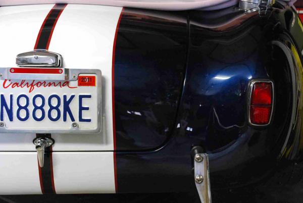 tail light and license plate frame