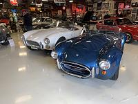 Two original Cobras.  A barn find 289 and a early street model 427 roadster, all original except for the paint job.
