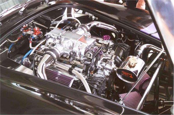 Twin turbo quad cam 32 valve.