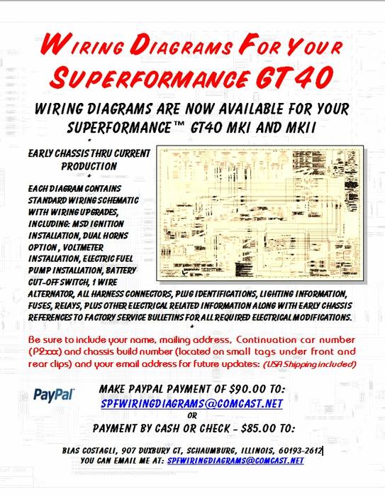 Ford Gt40 Wiring Diagram