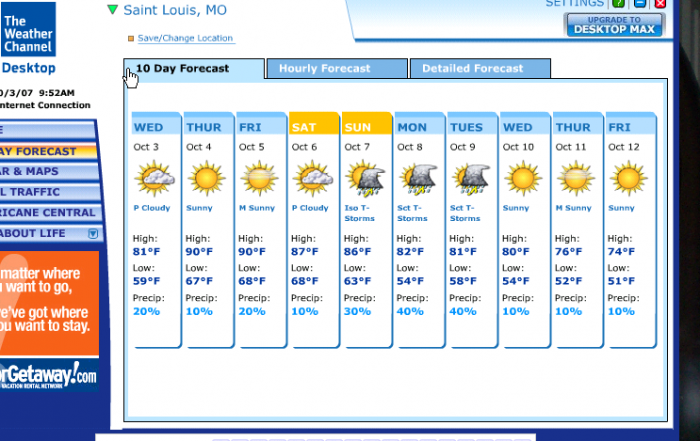 St Louis Weather 10 07 Weather St Louis